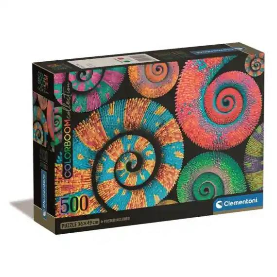 Clementoni 500 db-os puzzle - Színes kaméleonok (35529) Biztonságos fizetés