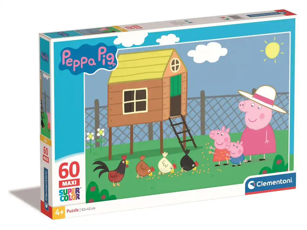 Legnépszerűbb Clementoni 60 db-os puzzle - Peppa (26590)