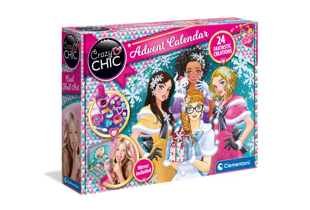 Clementoni Crazy Chic Adventi kalendárium beauty termékekkel (18673 CL) Biztonságos vásárlás