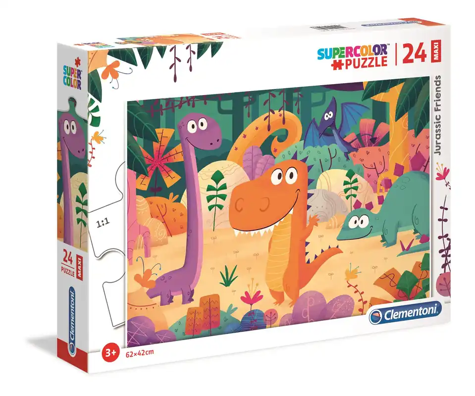 Clementoni Maxi Puzzle 24 db - Dinóbarátok (28506) Árcsökkenés