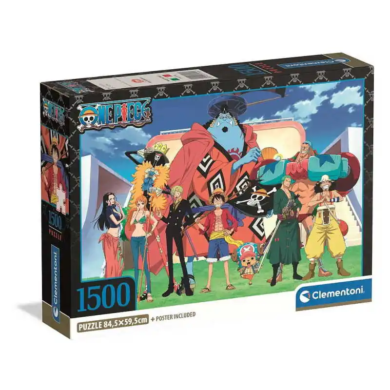 Csak ma Clementoni One Piece 1500 db-os Compact puzzle (31746)
