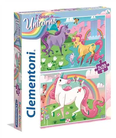 Kedvezményes ár Clementoni Puzzle 2x20 db - Unikornisok (24754)