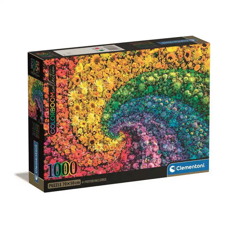 Clementoni- 1000 db-os Compact puzzle - Colorboom Örvény (39779) Legnépszerűbb