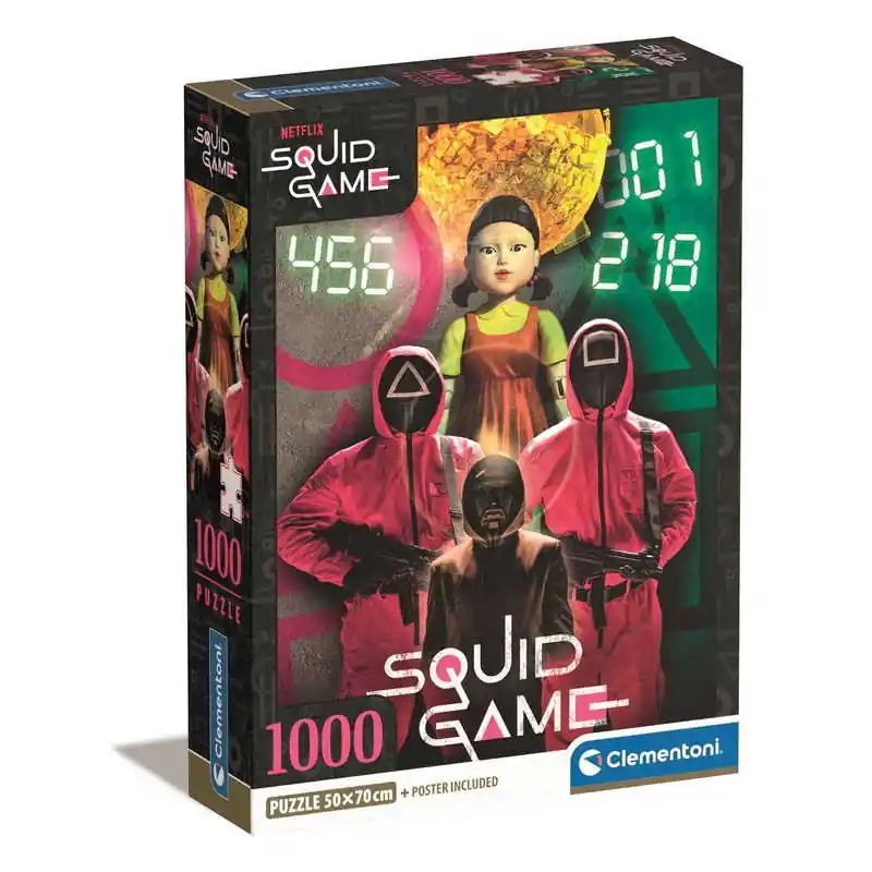 Clementoni- 1000 db-os Compact puzzle - Squid Game - Nyerd meg az életedet (39859) Ajánlat