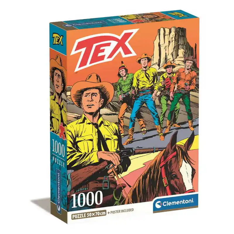 Clementoni- 1000 db-os Compact puzzle - Tex -2- (39840) Árengedmény