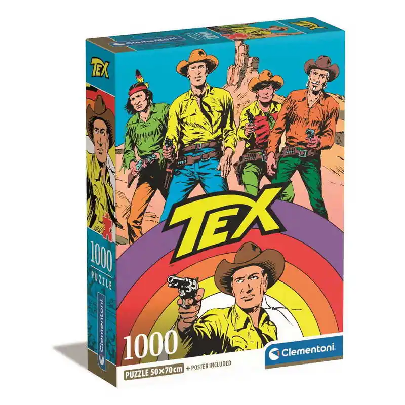 Gyors szállítás Clementoni- 1000 db-os Compact puzzle - Tex (39841)