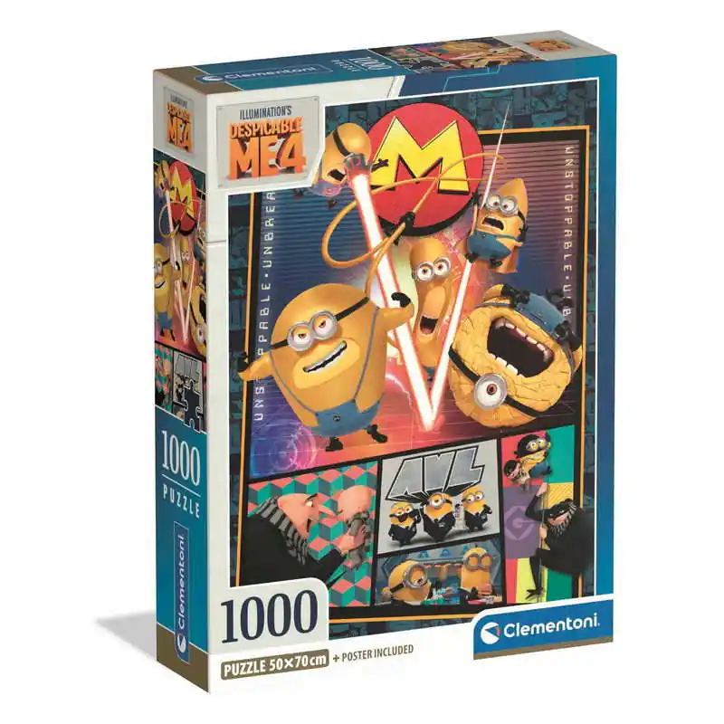 Ne maradj le Clementoni- 1000 db-os High Quality Collection Compact puzzle - Gru 4 (39798)