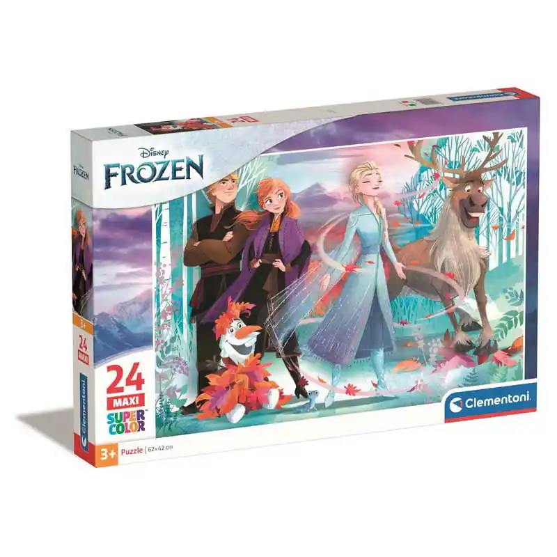 Szuper ajánlat Clementoni- 24 db-os SuperColor Maxi puzzle - Jégvarázs 2 (28513)