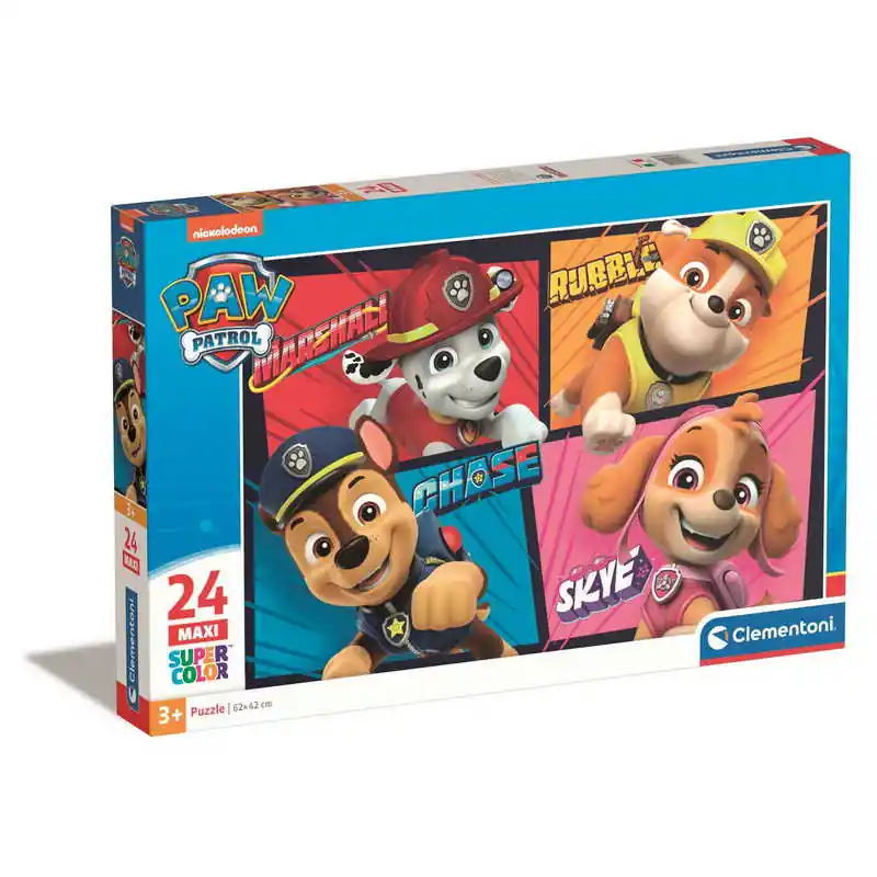 Clementoni- 24 db-os SuperColor Maxi puzzle - Mancs őrjárat (24238) Különleges ajánlat