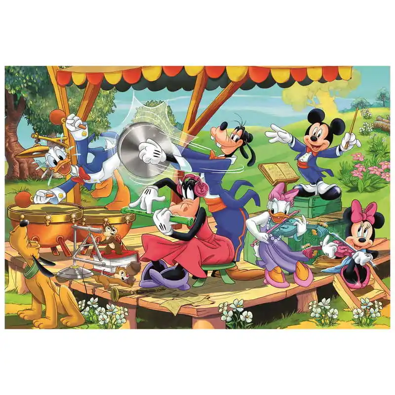Ajánlat Clementoni- 24 db-os SuperColor Maxi puzzle - Mickey és barátai zenekara (24218)