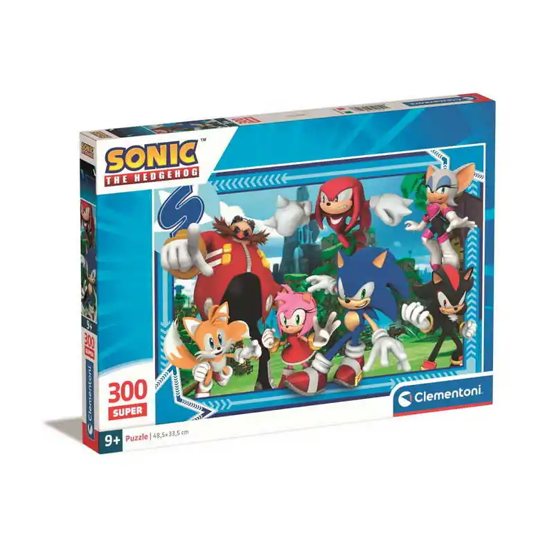 Vedd meg online Clementoni- 300 db-os SuperColor puzzle - Sonic (21729)