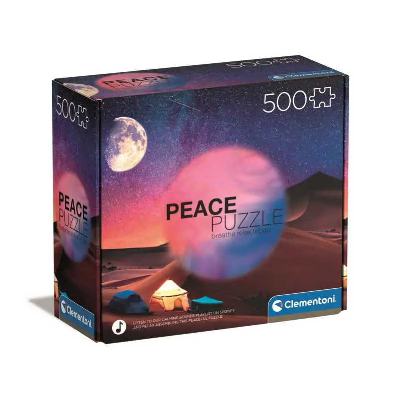 Clementoni- 500 db-os Peace puzzle - Csillagfényes éjjeli álom (35527) Vásárlói kedvenc