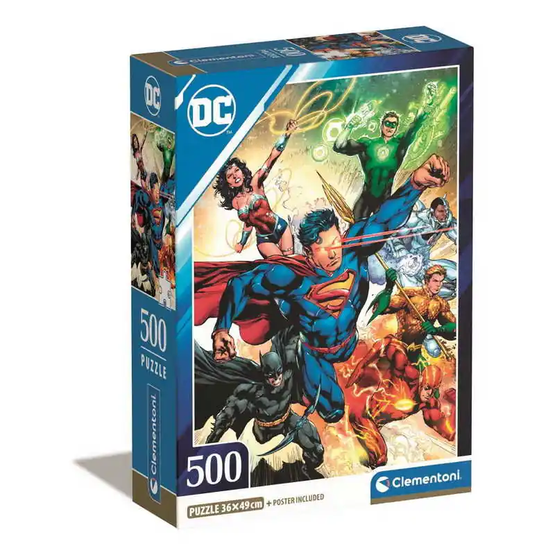 Vedd meg online Clementoni- 500 db-os High Quality Collection Compact puzzle - DC Comics -2- (35531)