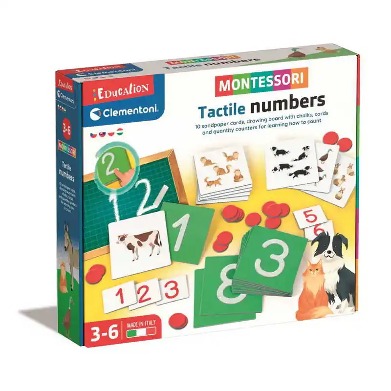 Clementoni- Montessori - Tapintható számok (50223) Vásárlói kedvenc