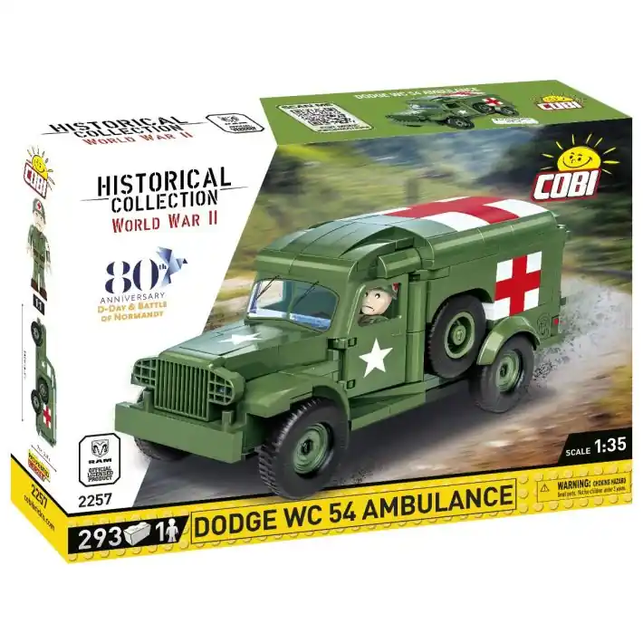 Kedvezményes ár Cobi 1942 Dodge Ambulance WC 54 Építőjáték (102257)