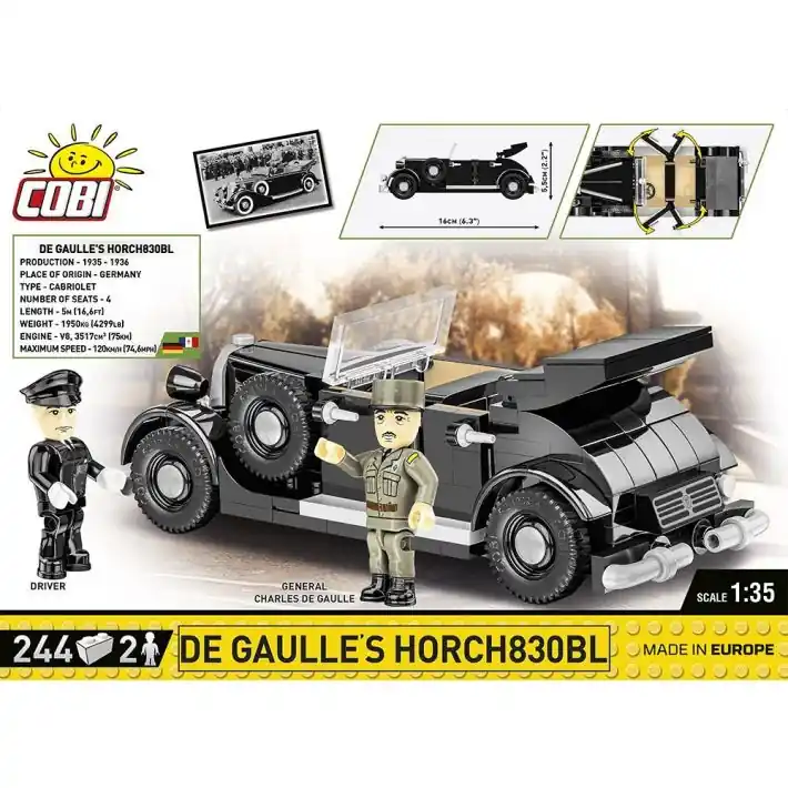 Cobi De Gaulle Horc 830BL Építőjáték (102261) Vásárlói kedvenc