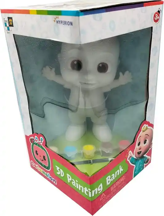 Kiárusítás Cocomelon persely 3D-s kifesthető figura festékekkel (BX3417E)