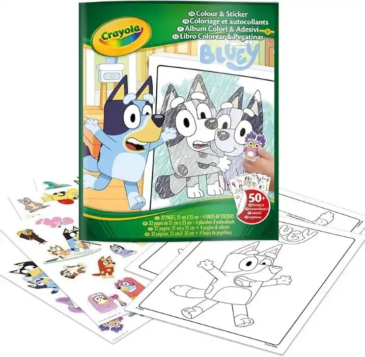 Vedd meg online Crayola Bluey Színező és matricázó füzet