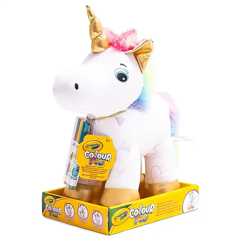 Vedd meg most Crayola Colour Me Plush kiszínezhető plüss unikornis 25 cm (4026316)