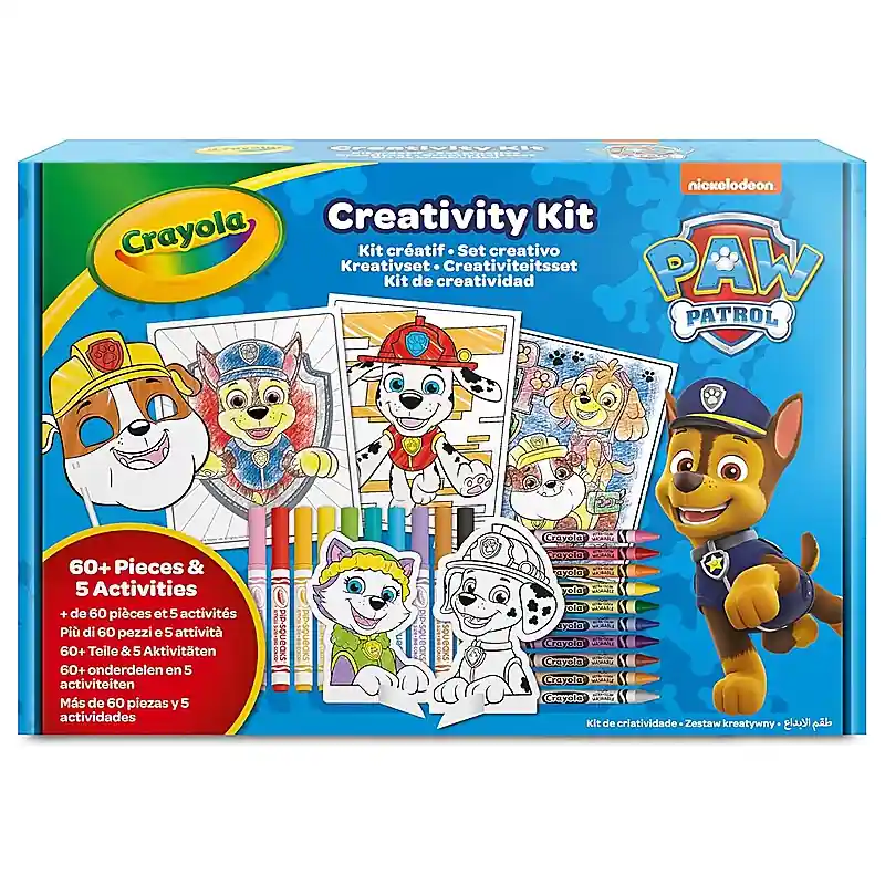 Crayola Mancs Őrjárat 5 az 1-ben kreatív foglalkoztató készlet 60 részes (04-2940) Exkluzív ajánlat