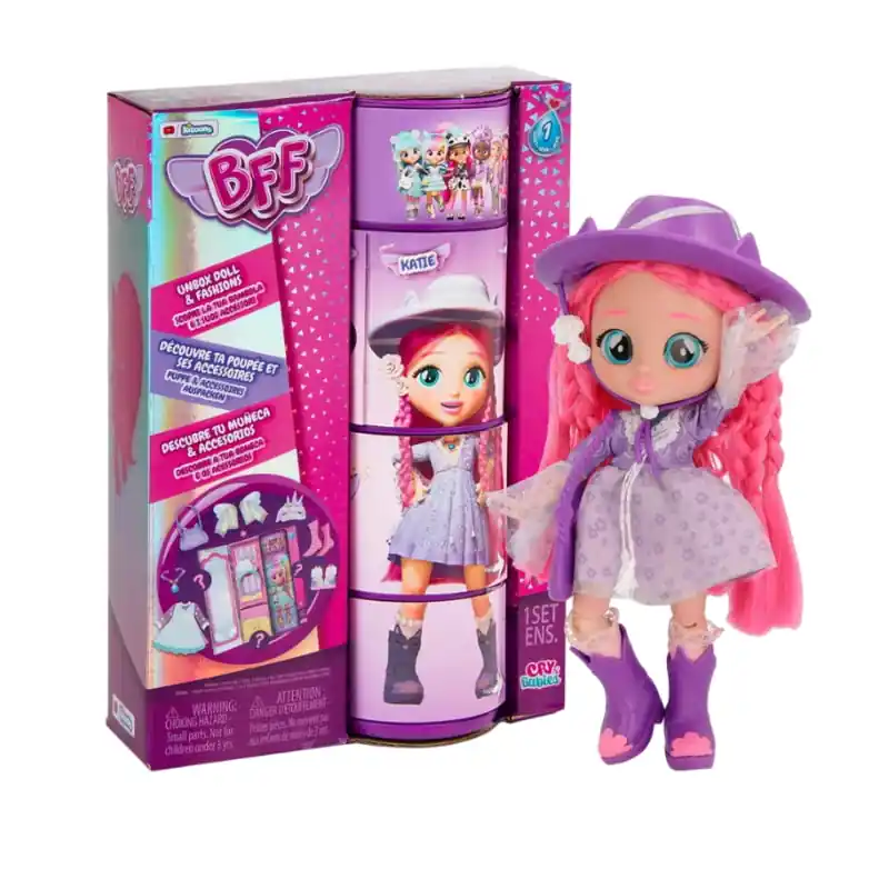 Cry Babies BFF Katie baba gardróbbal és kiegészítőkkel (171463) Alacsony ár