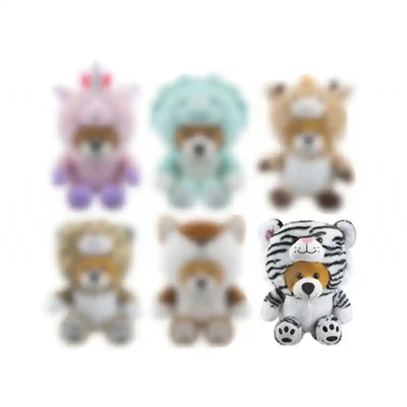 Bestseller Cuddle Crew plüss maci fehér tigris jelmezben 40 cm (200901466)