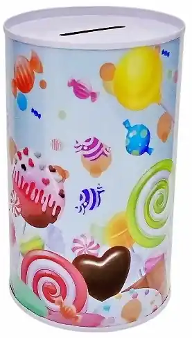 Cukorkás persely 12cm fém (614011165) Prémium