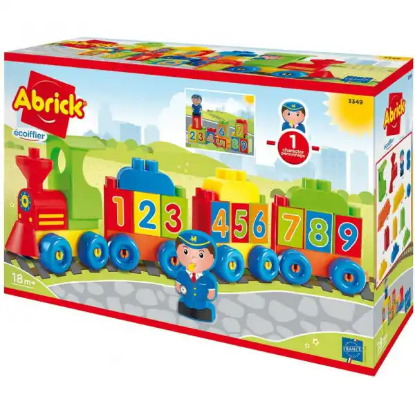 Nézd meg most Ecoiffier Abrick - Számos vonat (3349 ECO)