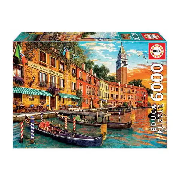 Educa Puzzle 6000 db-os Naplemente San Marco-ban (192867) Legnépszerűbb