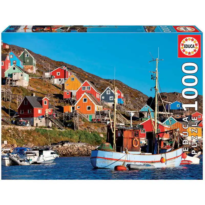 Educa Puzzle Északi házak, 1000 db-os (17745) Kihagyhatatlan ajánlat