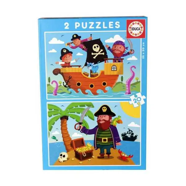 Educa Puzzle Kalózok 2x20 db-os (17149) Alacsony ár