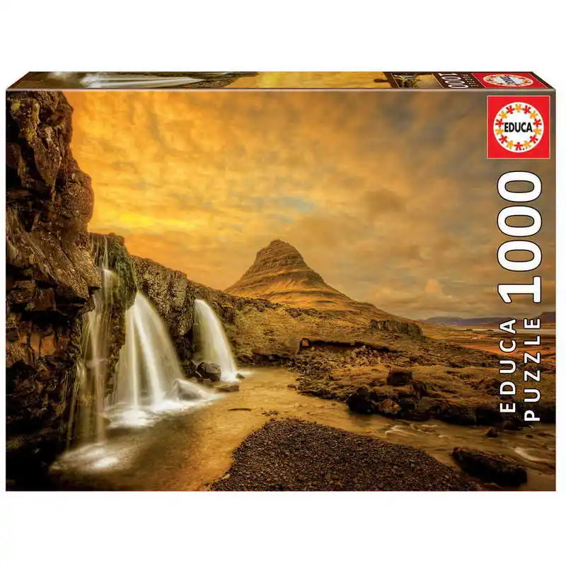 Biztonságos fizetés Educa Puzzle Kirkjufell vízesés - Izland 1000 db-os (17971)