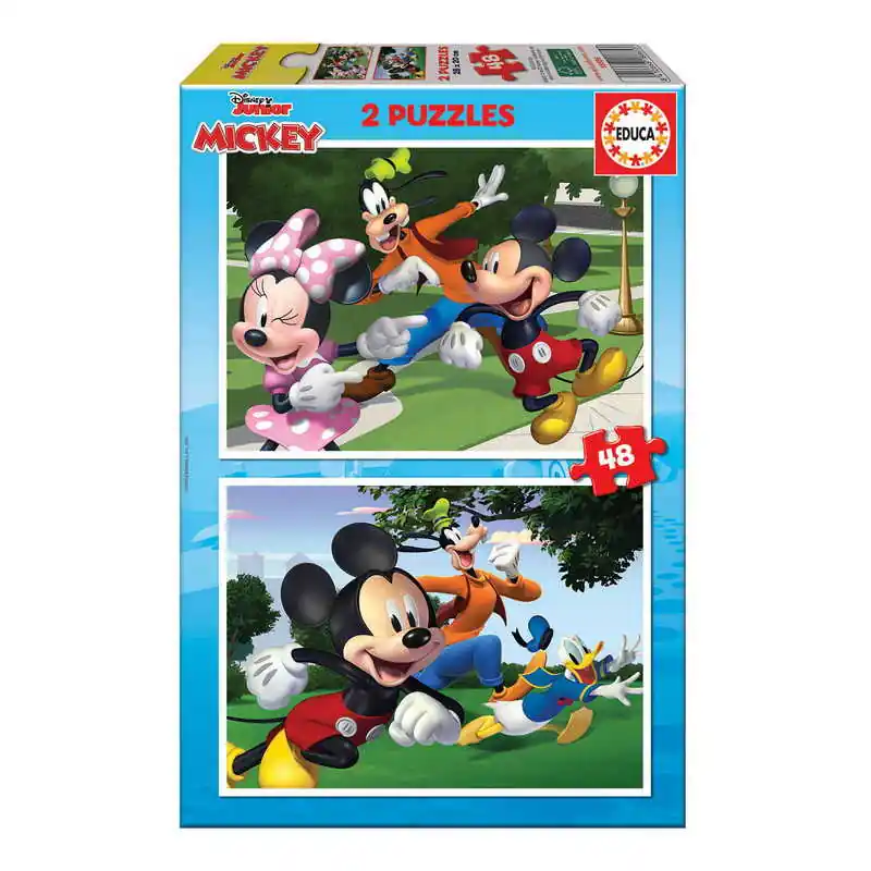 Vedd meg online Educa Puzzle Mickey és barátai 2x48db-os (18885)
