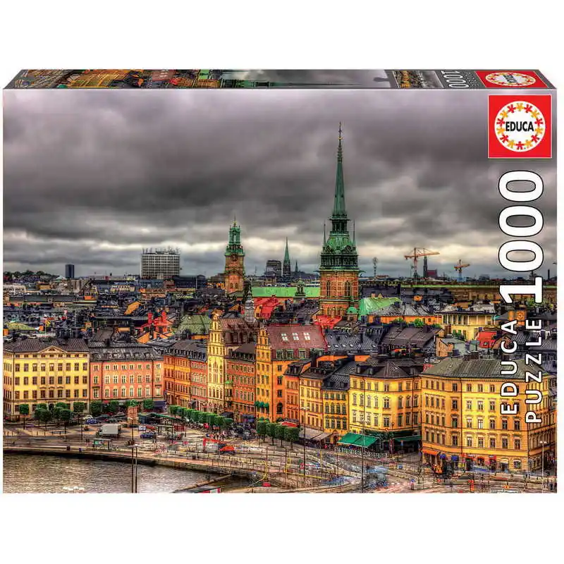 Árengedmény Educa Puzzle Stockholm látképe 1000 db-os (17664)