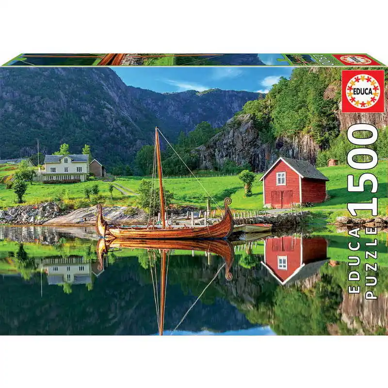 Csak ma Educa Puzzle Viking hajó, 1500 db-os (18006)