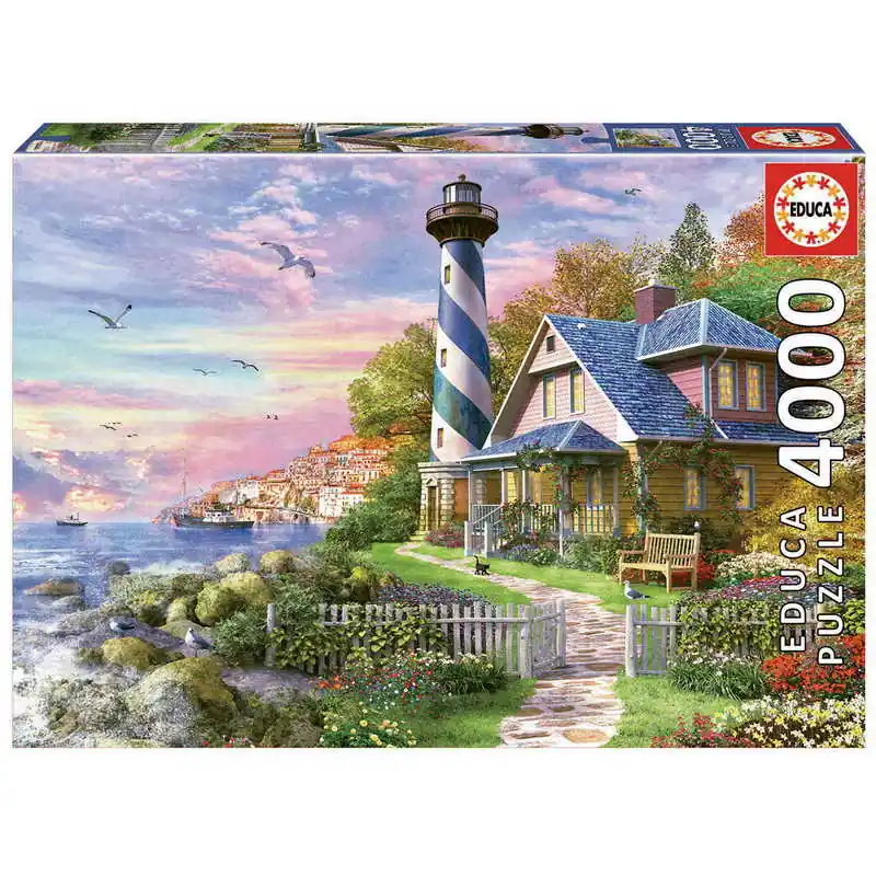 Olcsóbb Educa Puzzle Világítótorony, 4000 db-os (17677)