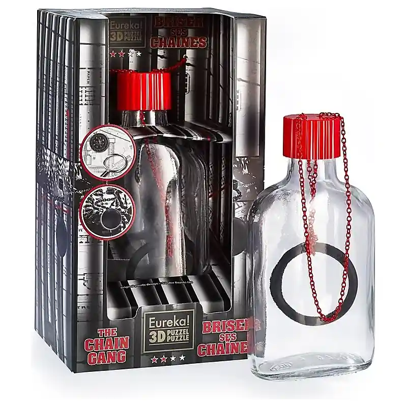 Eureka Bottle Puzzle The Chain Gang láncos ördöglakat palackban (473109) Gyors szállítás