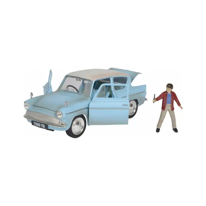 Akciós ár Fém autó 1959 Ford Anglia Harry Potter fém figurával 1 24 (253185002)