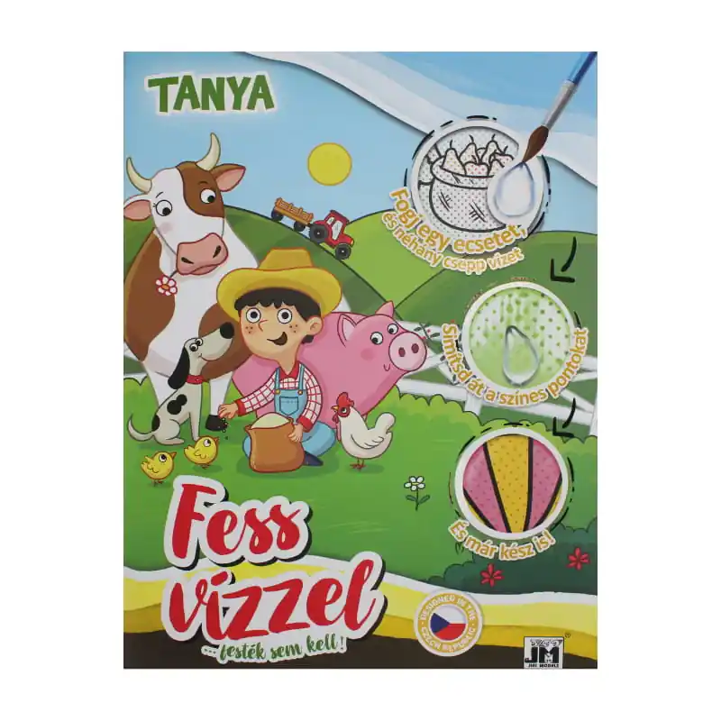 Akciós ár Fess vízzel tanya kifestő füzet A4 (174804)
