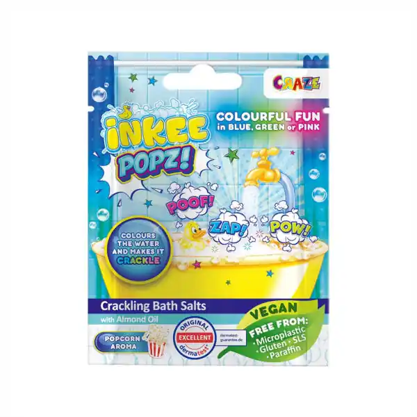 Biztonságos fizetés Flair Craze Inkee Vegán Popz fürdősó popcorn aromával 15g-os (INK-51528EN)