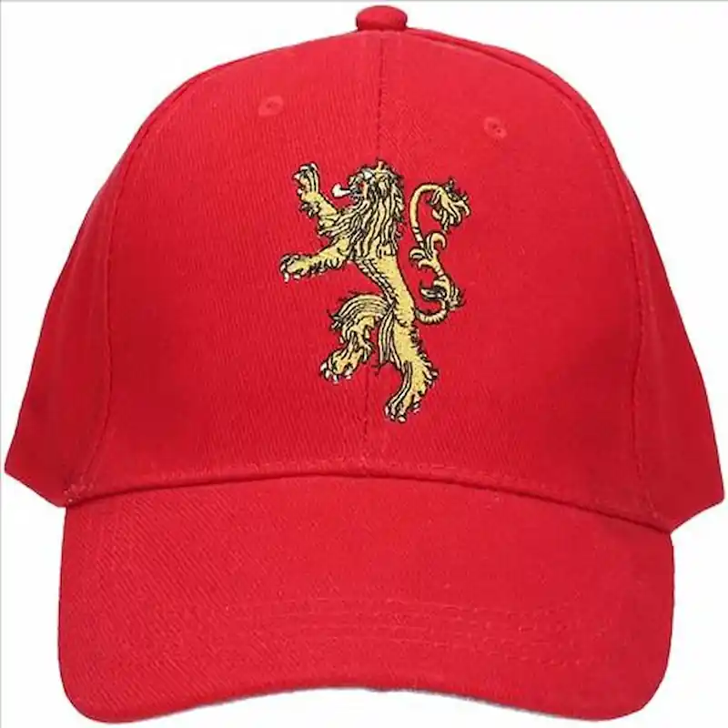 Ajánlat Game of Thrones Trónok harca Lannister oroszlán állítható Baseball sapka piros (129422)