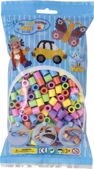 Hama Maxi gyöngy 500 pasztel mix (847166) Vedd meg online