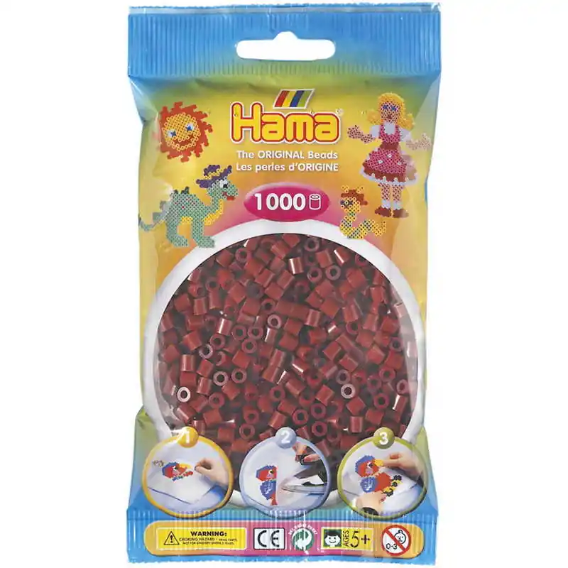 Újdonság Hama Midi gyöngy 1000 burgundy (2073004)