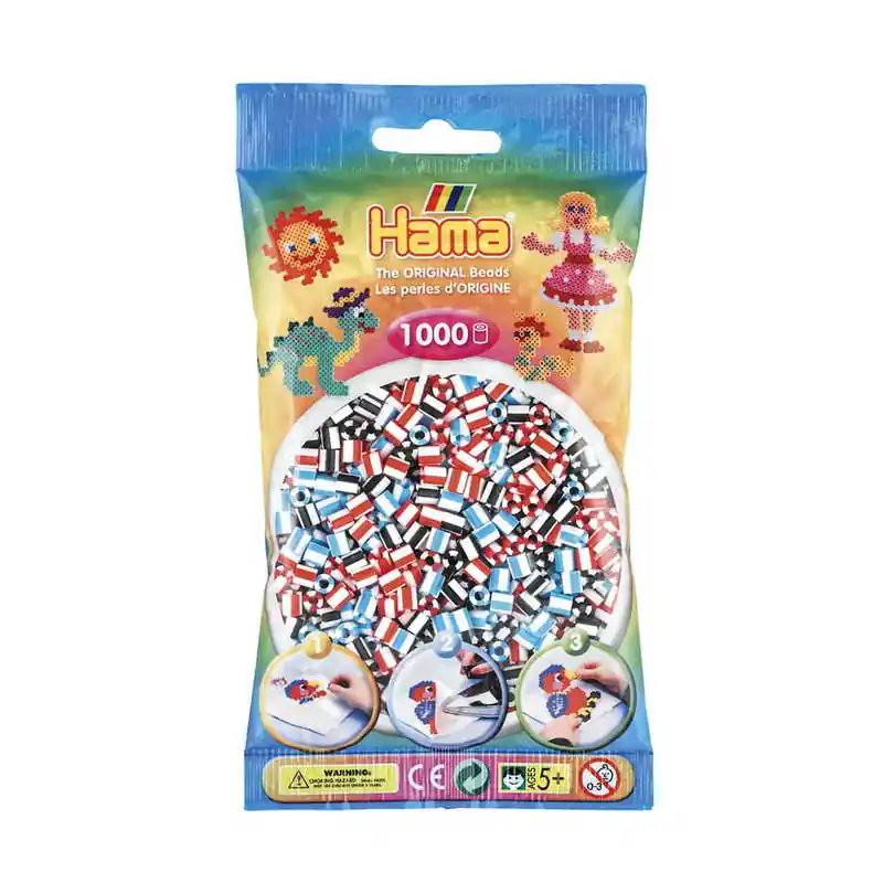 Expressz szállítás Hama Midi gyöngy 1000 db-os csíkos 2. (207915)