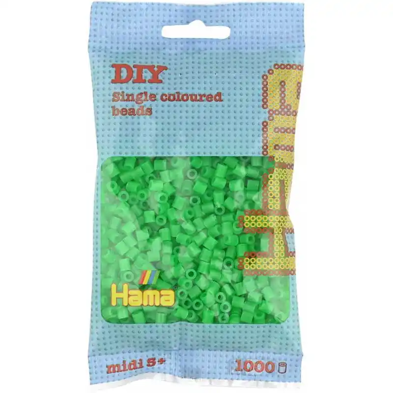 Legkelendőbb Hama Midi gyöngy 1000 db-os neon zöld (207373)