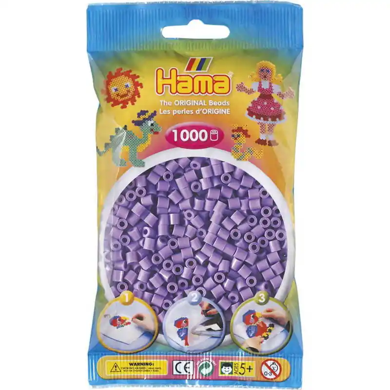 Kedvezményes ár Hama Midi gyöngy 1000 db-os pasztel lila (207458)