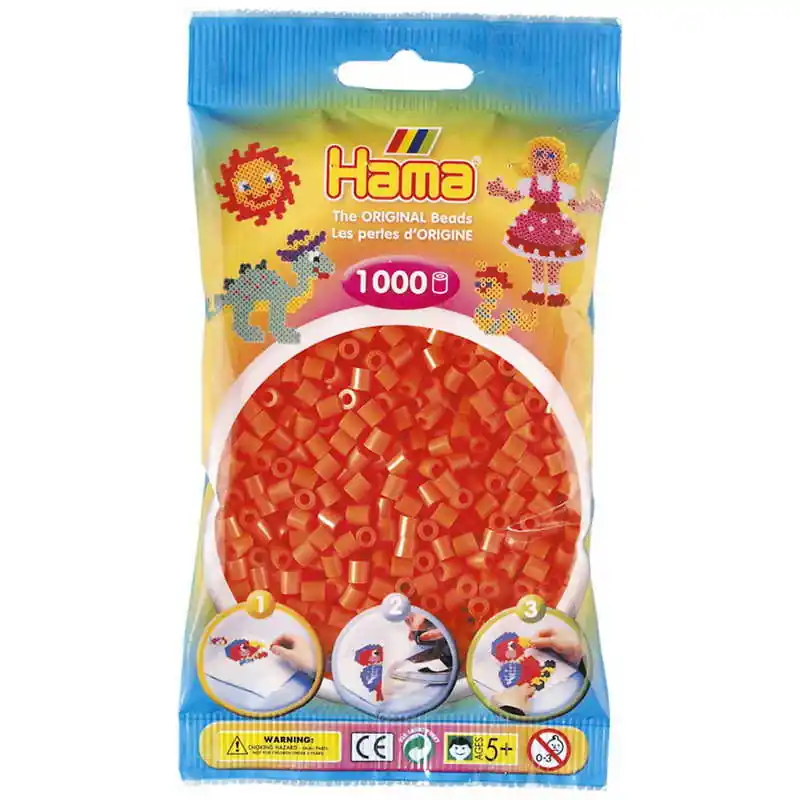Végkiárusítás Hama Midi gyöngy 1000 narancs (207045)