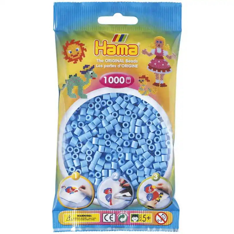 Hama Midi gyöngy 1000 pasztel kék (207465) Rendeld meg most