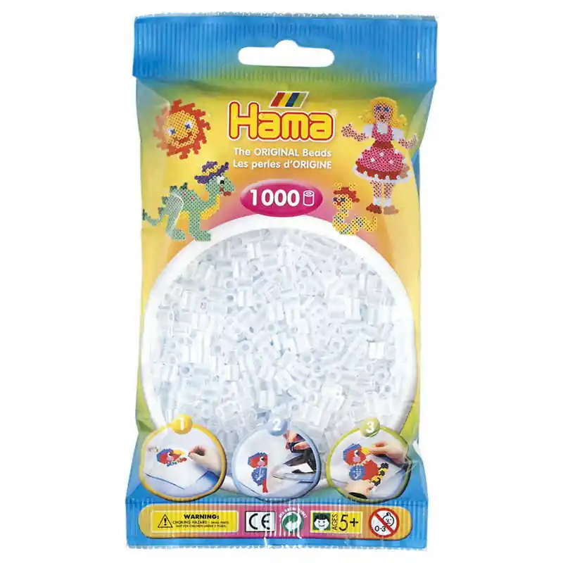 Hama Midi gyöngy 1000 színtelen (207199) Népszerű