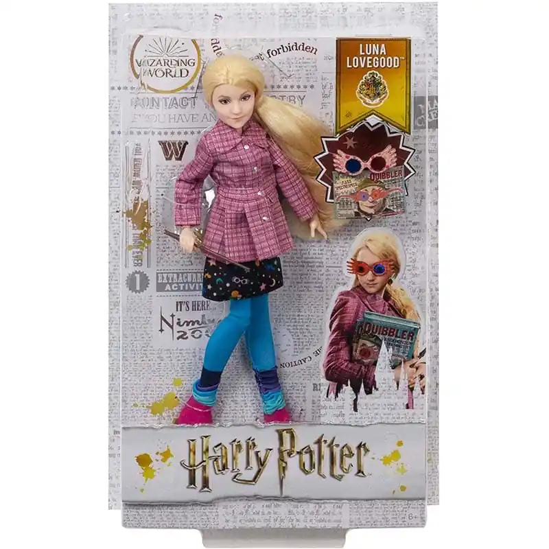 Azonnali szállítás Harry Potter Luna Lovegood játékfigura kiegészítőkkel (GNR32)